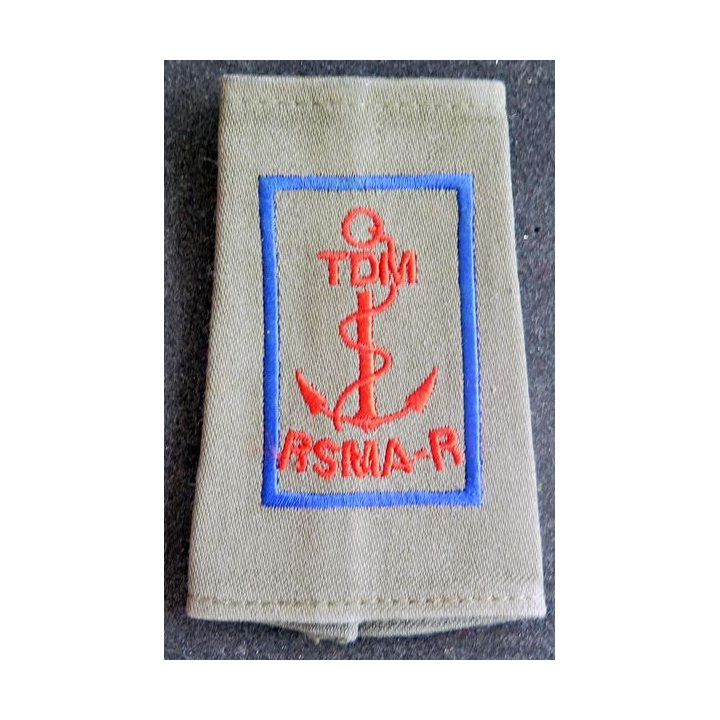 RSMA-R : fourreau d'épaule du RSMA La Réunion 1° Compagnie (bleue)