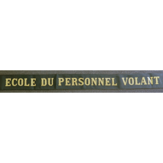 MARINE : bande de bachi de marin "CENTRE DU PERSONNEL VOLANT" longueur 65 cm fils dorés
