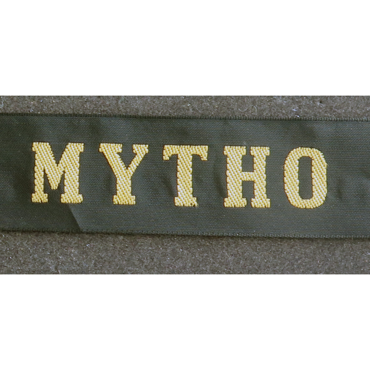 MARINE : bande de bachi de marin "MYTHO" longueur 65 cm fils dorés
