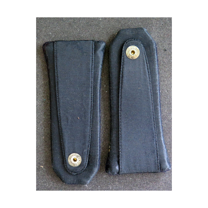 Paire d'épaulettes de Major de la Marine Nationale avec bouton ancres cannetille
