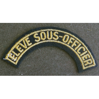 bande d'épaule d'Elève Sous-Officier de largeur 11 cm en fils dorés (laminette)