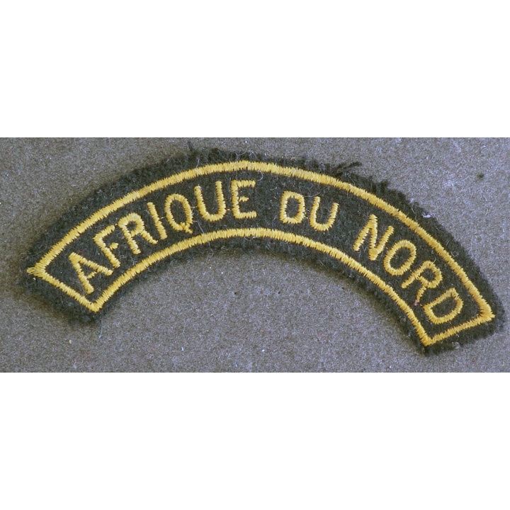Bande d'épaule d'Afrique du Nord de largeur 11 cm en fils jaunes