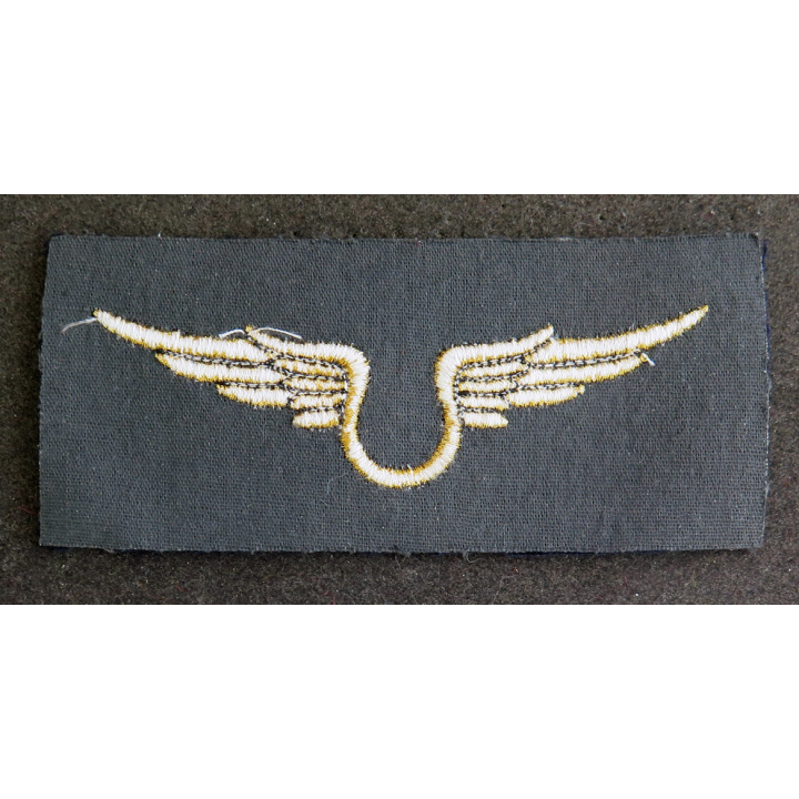 Insigne tissu de l'armée de l'air personnel non navigant en fils dorés