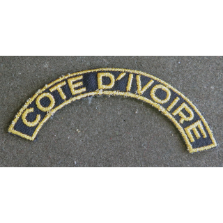 Bande d'épaule COTE D'IVOIRE de 10 cm de largeur
