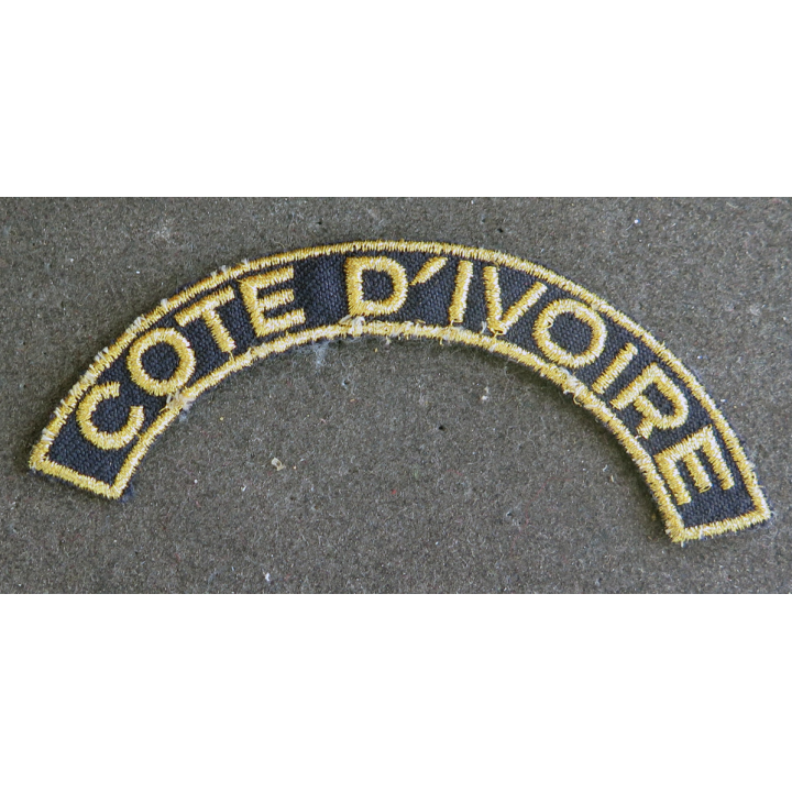 Bande d'épaule COTE D'IVOIRE de 10 cm de largeur