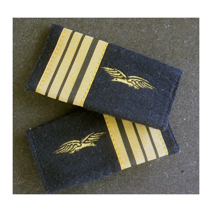 Paire de fourreaux d'épaule de commandant de l'armée de l'air