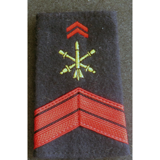 Paire de fourreaux d'épaule de caporal de l'Artillerie