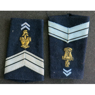 Paire de fourreaux d'épaule de caporal des Transmissions