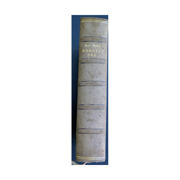 Mohutny Sen Román Z Války de Rudolf Medek 1927 semi cuir