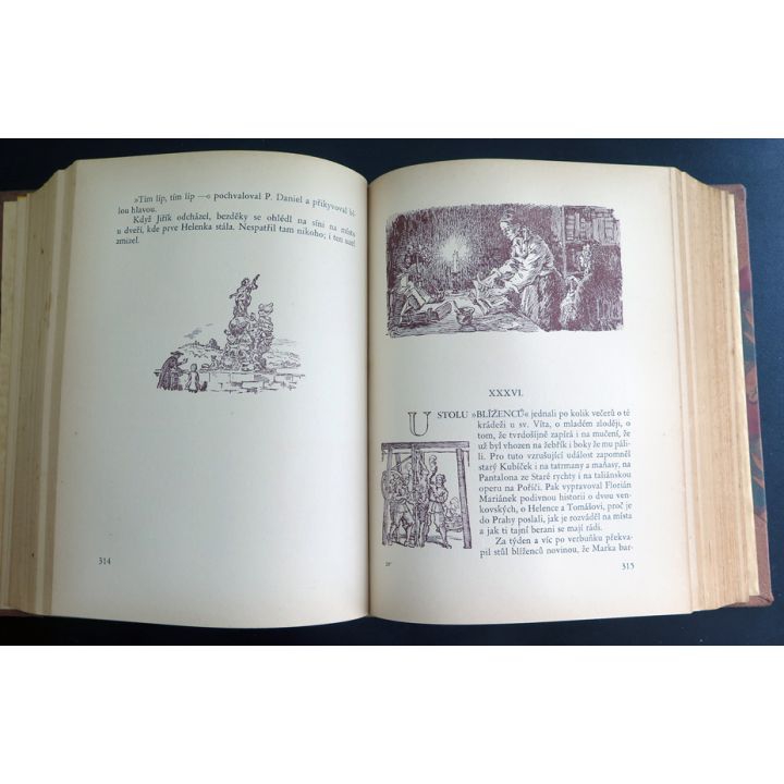 TEMNO der Alois Jirasek historicky Obraz tome IV 1937 écrit en tchèque