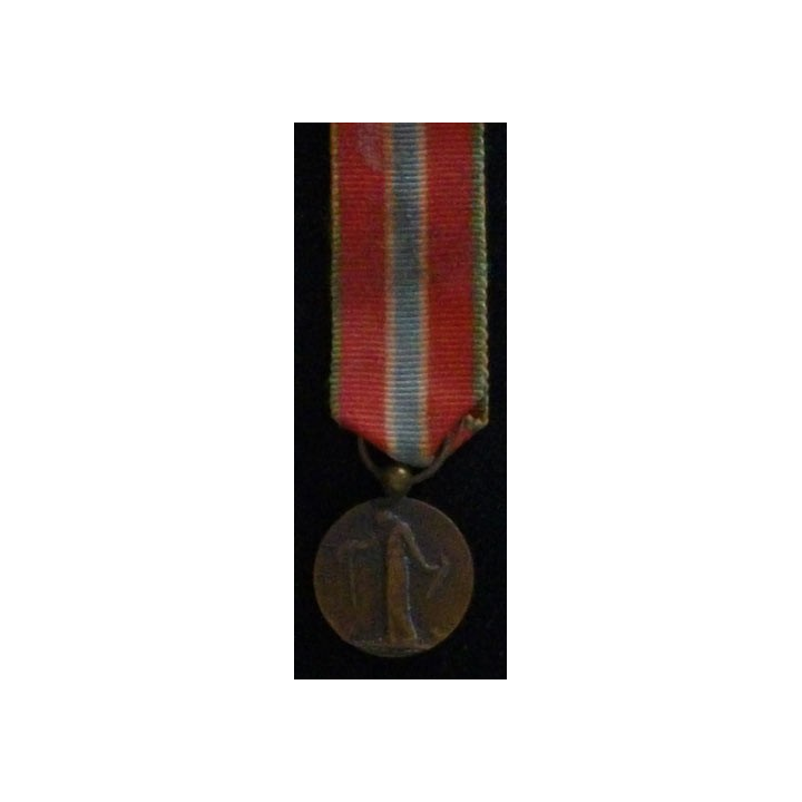 FRANCE : MÉDAILLE PRISONNIER CIVILS DÉPORTES 14-18 RÉDUCTION