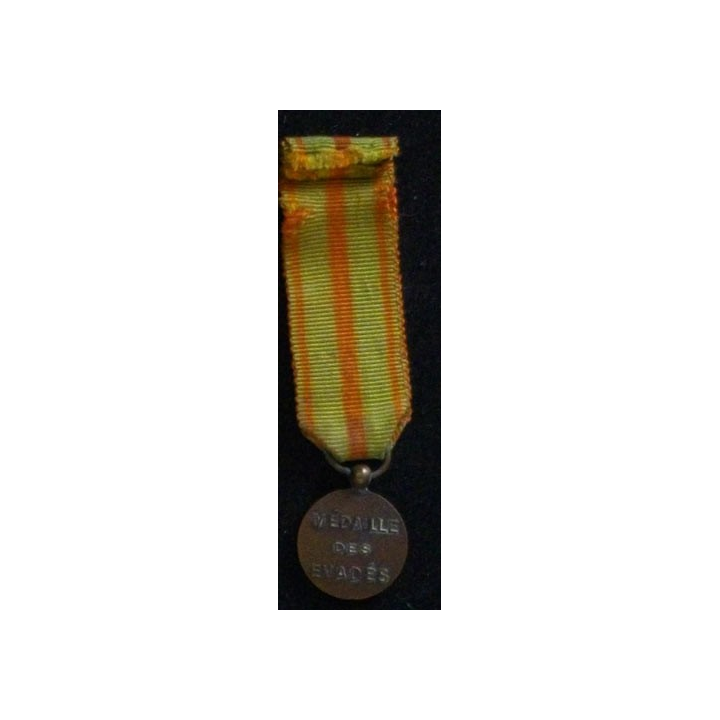 FRANCE : MÉDAILLE DES ÉVADÉS EN RÉDUCTION EN BRONZE
