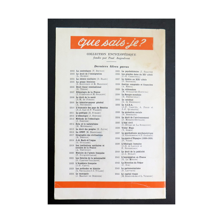 Que sais-je n° 2063 : Le Marketing Direct par Dominique Xardel  1986 PUF