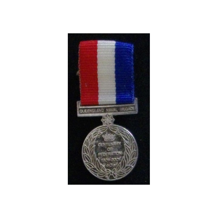 AUSTRALIE : MÉDAILLE DU CENTENAIRE QUEENSLAND NAVAL BRIGADE
