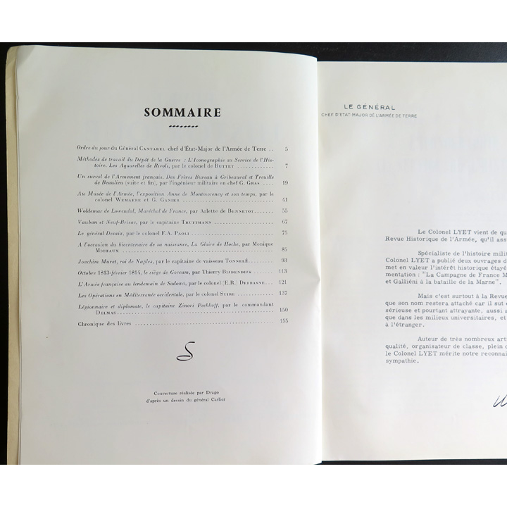 Revue Historique de l'Armée 1968 24° année n° 2