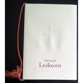 Menu du pavillon Ledoyen du 5 juin 1990