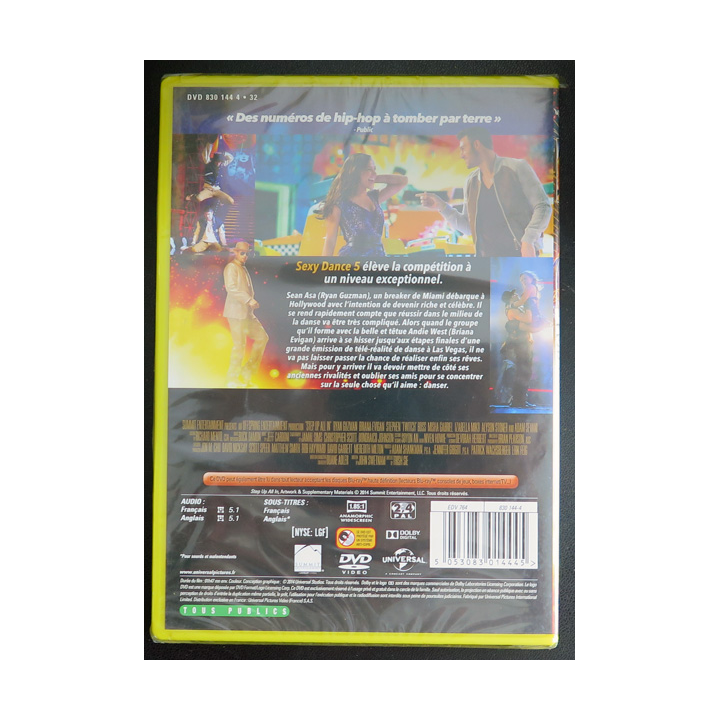 DVD de Sexy Dance 5 all in Vegas neuf sous blister