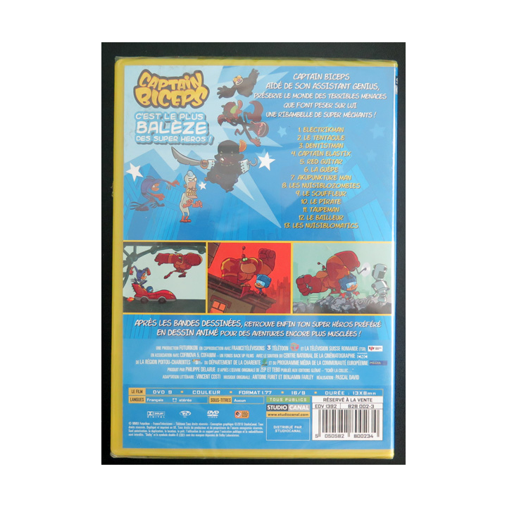 DVD Captain Biceps neuf sous blister