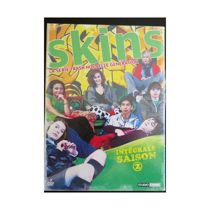 3 DVD SKINS la série trash nouvelle génération intégrale saison 2 neuf sous blister