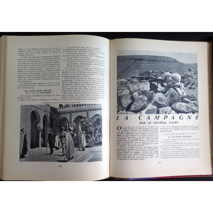 3 Tomes de La France et son Empire dans la guerre ou les compagnons de la Grandeur E.L.F