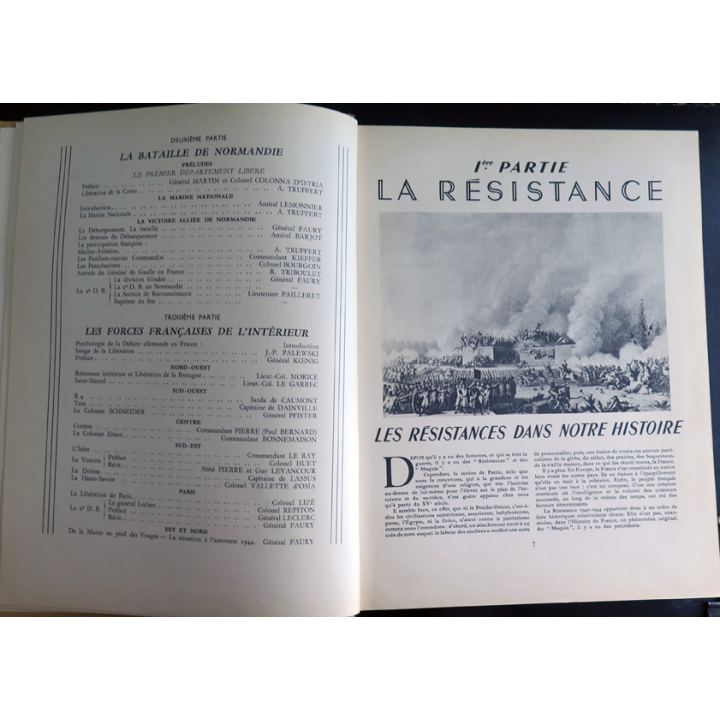 3 Tomes de La France et son Empire dans la guerre ou les compagnons de la Grandeur E.L.F