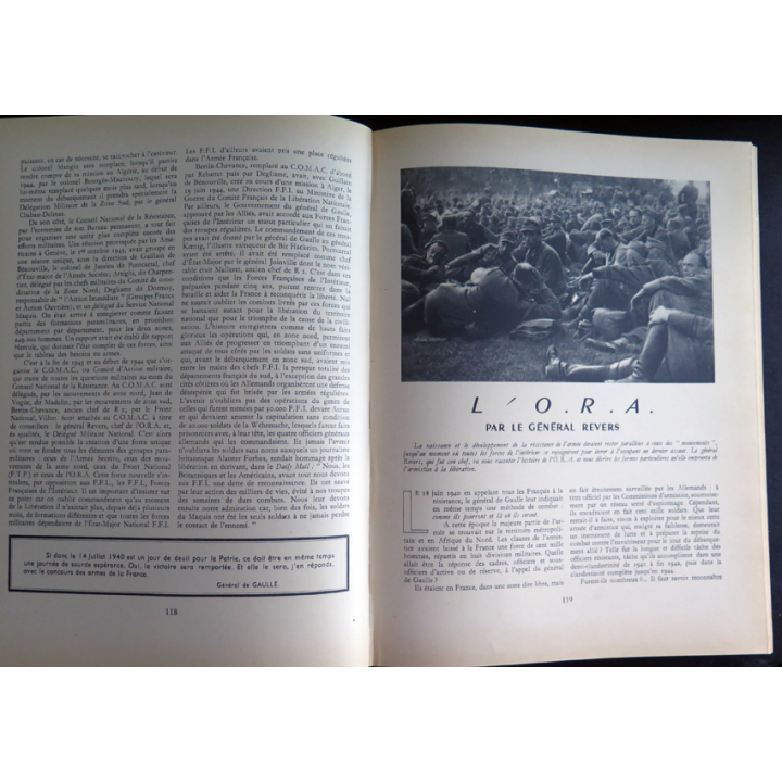 3 Tomes de La France et son Empire dans la guerre ou les compagnons de la Grandeur E.L.F