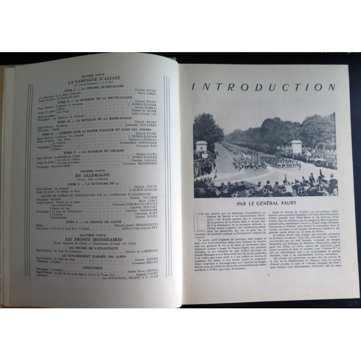 3 Tomes de La France et son Empire dans la guerre ou les compagnons de la Grandeur E.L.F
