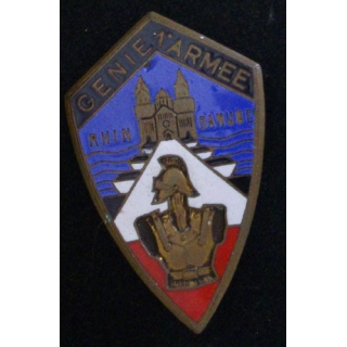 GÉNIE : GÉNIE 1°ARMÉE (SANS) PETIT ÉCLAT D'ÉMAIL