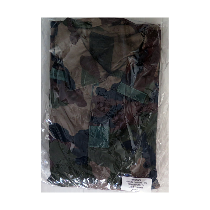 Veste de combat T4 S2 neuve de treillis félin 97/104 M  zone tempérée