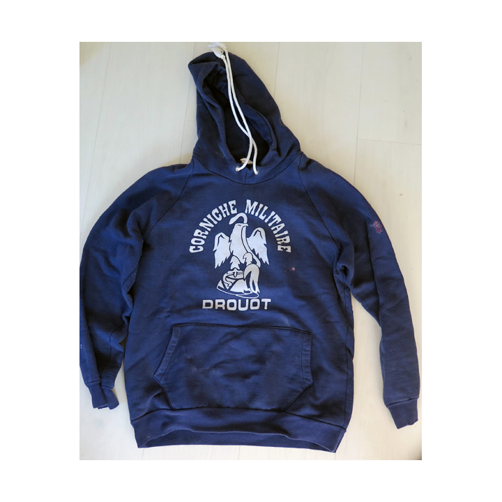 Veste de sport de la Corniche militaire Drouot taille 2 X 3 pur coton usagé