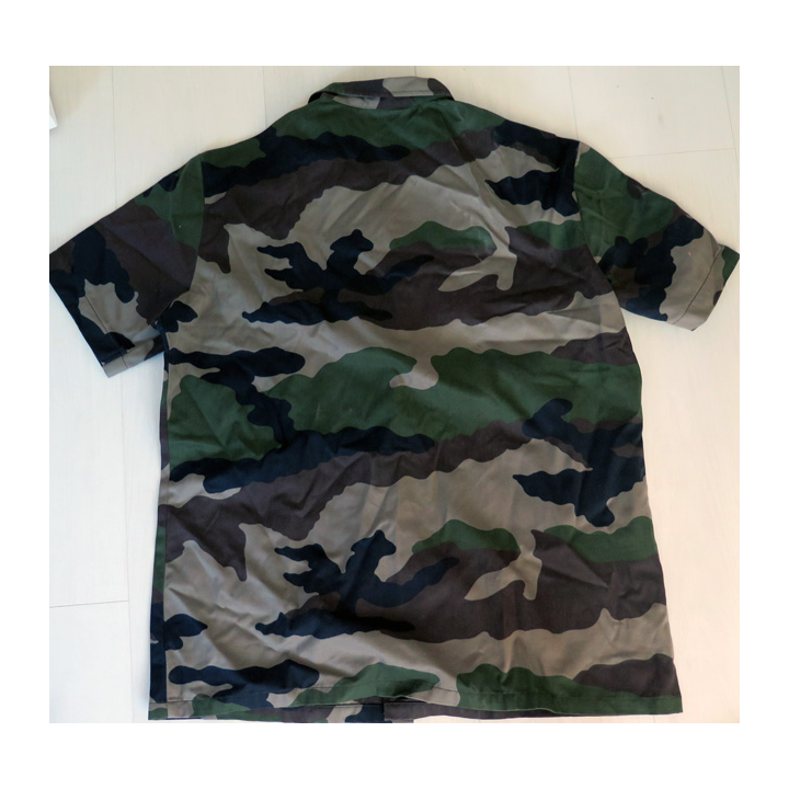 Chemisette manches courtes camouflée taille 41-42 2001 Induyco occasion TBE