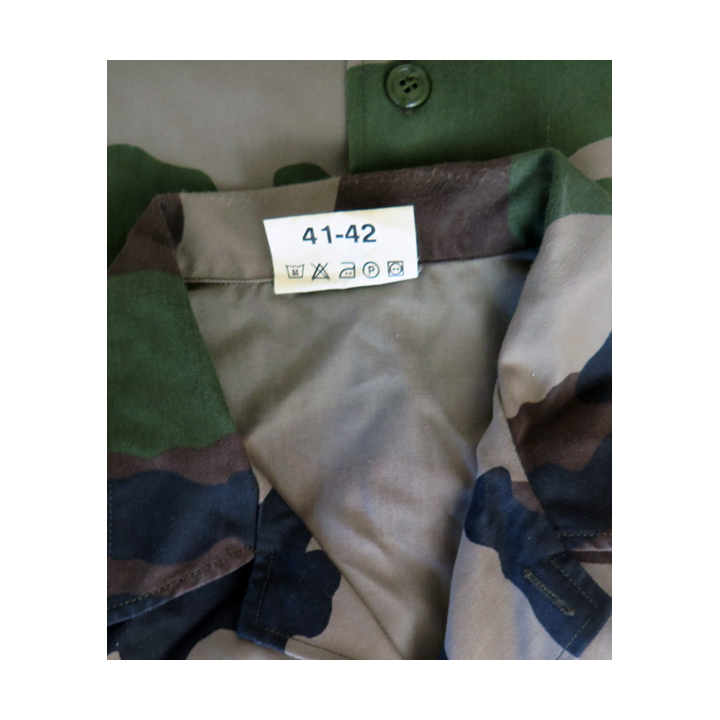 Chemisette manches courtes camouflée taille 41-42 2001 Induyco occasion TBE