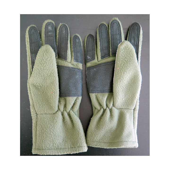 Paire de gants chaude verte armée intérieur antidérapant taille GR 7