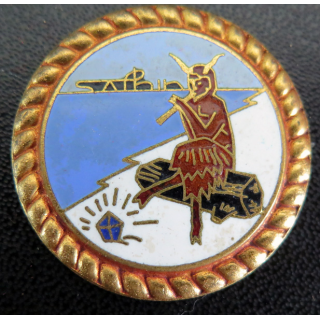 Insigne du sous marin SAPHIR (ex sous marin anglais) AUGIS en émail