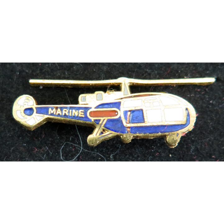 Pin's d'hélicoptère de la marine nationale attache cassée Alouette ?
