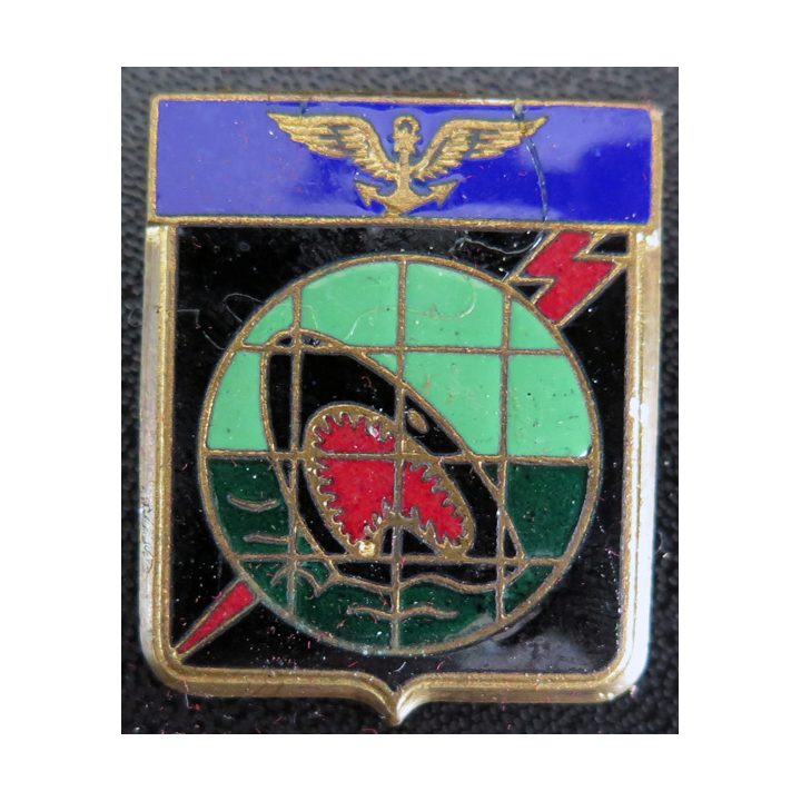 12 S : Insigne de l'escadrille aéronavale 12 S Drago M 542 en émail