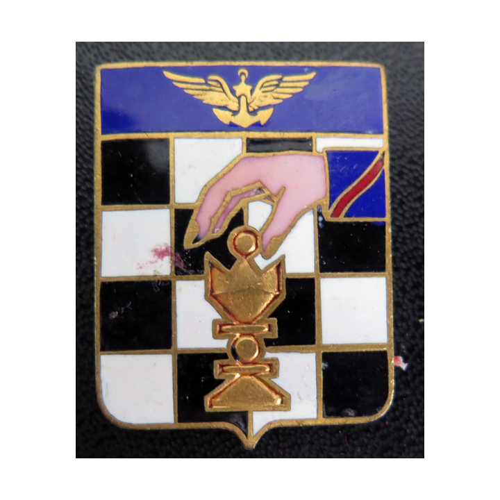 32 F : insigne de la Flottille aéronavale 32 F AFN en émail