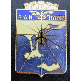 BAN : insigne de la Base aéronavale de HYERES J.Y Ségalen en émail