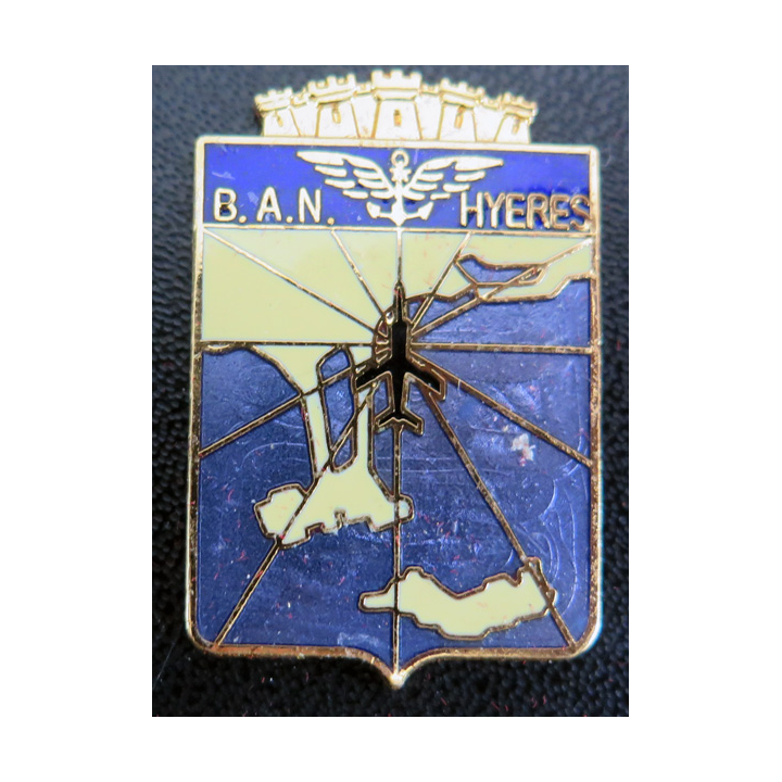 BAN : insigne de la Base aéronavale de HYERES J.Y Ségalen en émail