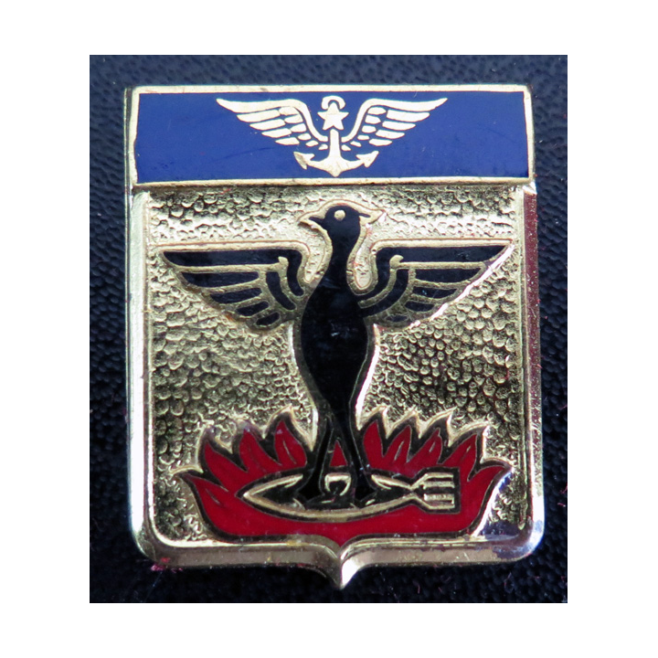 1S 2S : Insigne de l'escadrille aéronavale 1S 2S Drago Paris