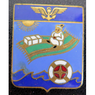 5 S : Insigne de l'escadrille aéronavale 5 S Drago Paris en émail