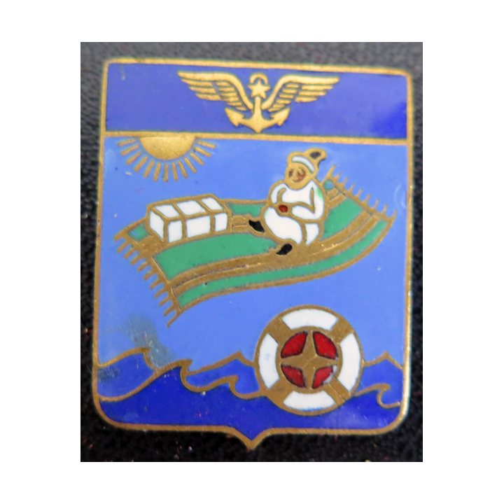 5 S : Insigne de l'escadrille aéronavale 5 S Drago Paris en émail