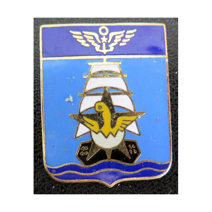 50S : Insigne de l'escadrille aéronavale 50S lanvéoc Ecole navale A.B en émail