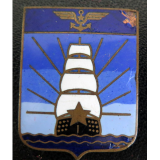 50S : Insigne de l'escadrille aéronavale 50S lanvéoc Ecole navale Arthus Bertrand Paris éclat d'émail