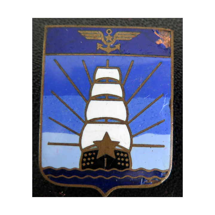 50S : Insigne de l'escadrille aéronavale 50S lanvéoc Ecole navale Arthus Bertrand Paris éclat d'émail