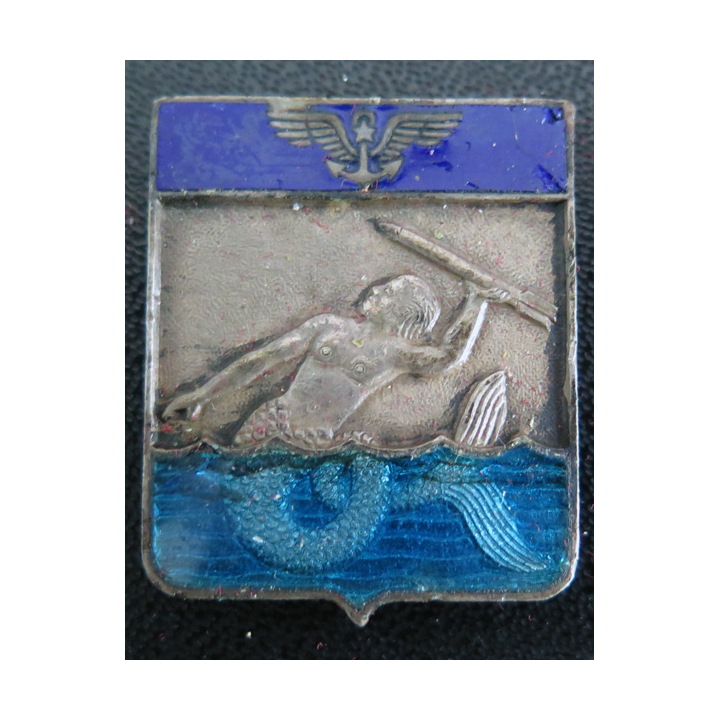 15 F : Insigne de la Flottille aéronavale 15 F Drago Paris en émail