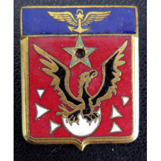 57 S : Insigne de l'escadrille aéronavale 57 S Drago Paris en émail