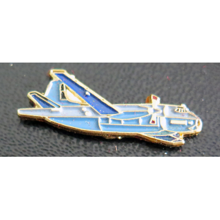 Pin's d'avion de la marine nationale aéronavale attache coupée