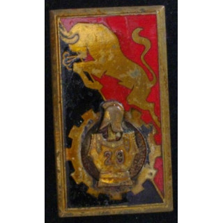 29° BMEEG : insigne du 29° bataillon mixte d'entretien et d'entrepôts du génie de fabrication Drago Olivier Métra G. 868