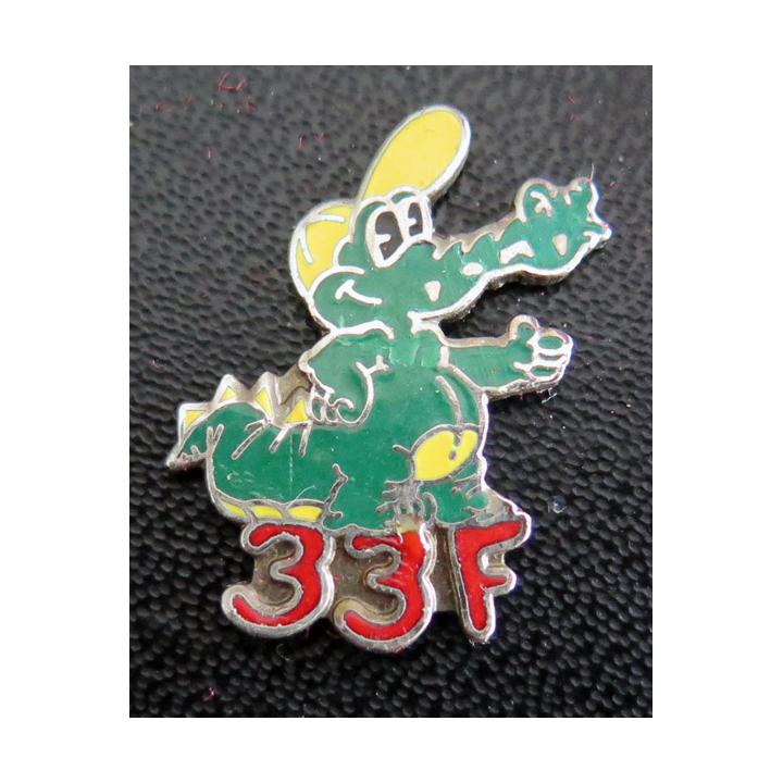 33 F : Pin's des crocodiles de la Flotille aéronavale 34 F sans attache